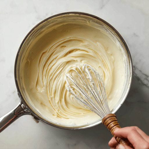 u6798196942_Stir_constantly_while_chantilly_frosting_thickens_9ad591d1-f679-44c9-bd59-151e1f32b67b_1 making chantilly frosting for chocolate cake
