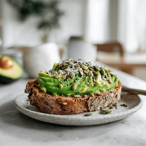 u6798196942_Toasted_whole_grain_sourdough_with_mashed_avocado_266dc330-c000-414b-803f-d05e8532cfda_2 Fibre Maxxing Avocado Toast on Whole Grain Sourdough